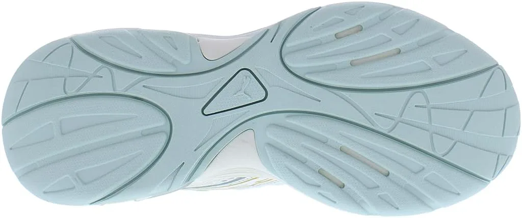Детские кроссовки PUMA Inverse Iridescent на шнуровке для мальчиков, повседневные - синие, белые, белый/золотой — фото 2
