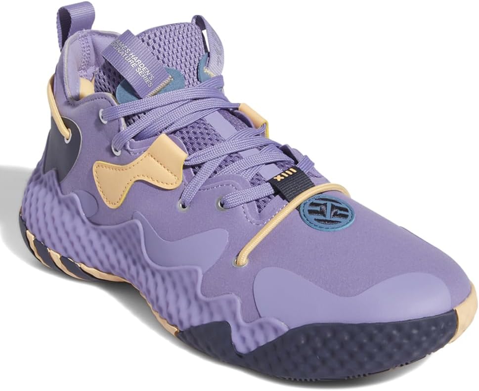 Мужские кроссовки adidas Harden Vol 6, Magic Lilac/Matte Silver/Pulse Amber — фото 3