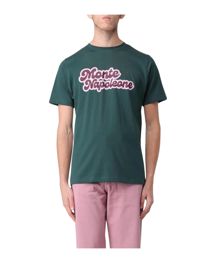 

Футболка с изображением Монте-Наполеона Family First, зеленый