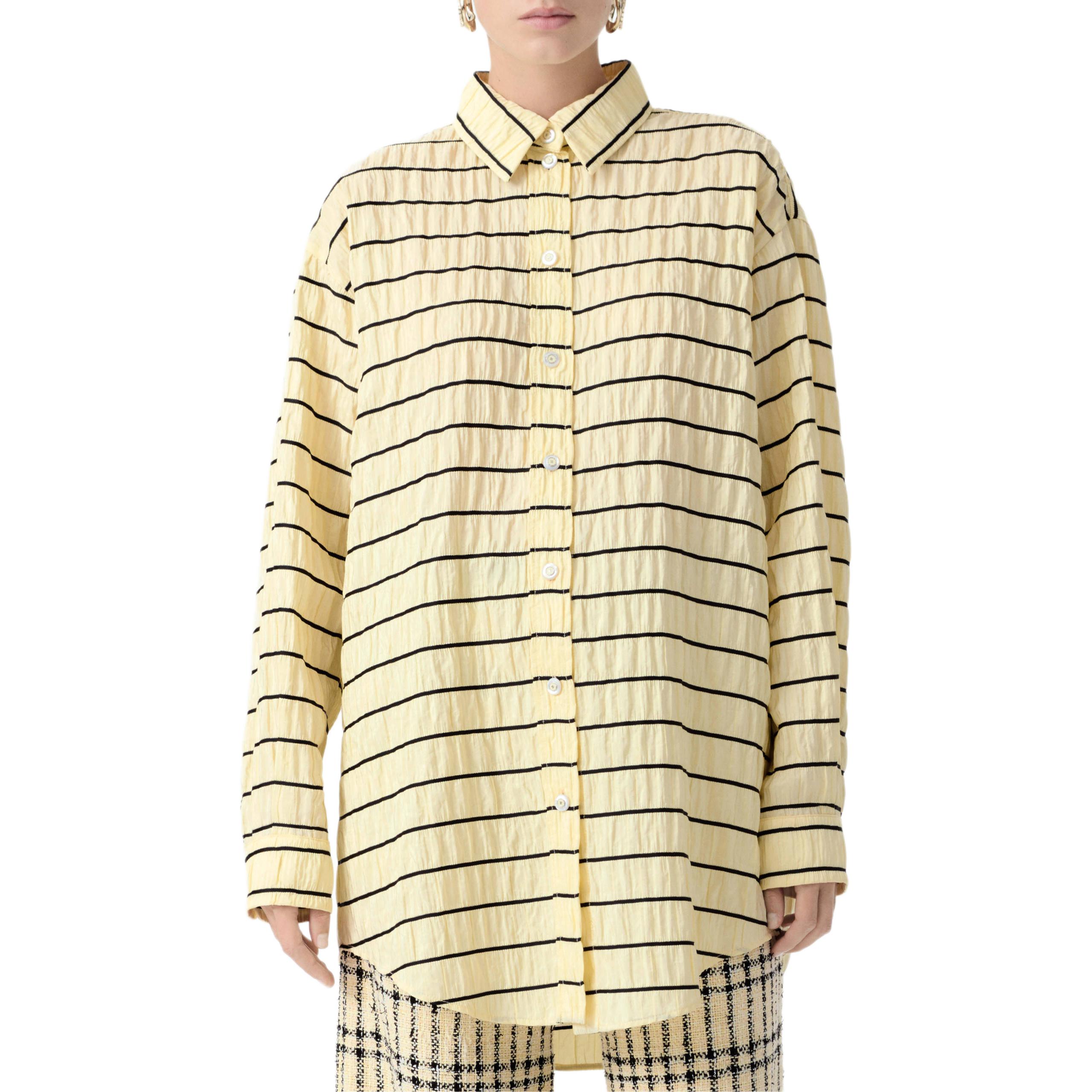 

CHANEL 25S Весенне-летняя коллекция Рубашка Women's Light Yellow