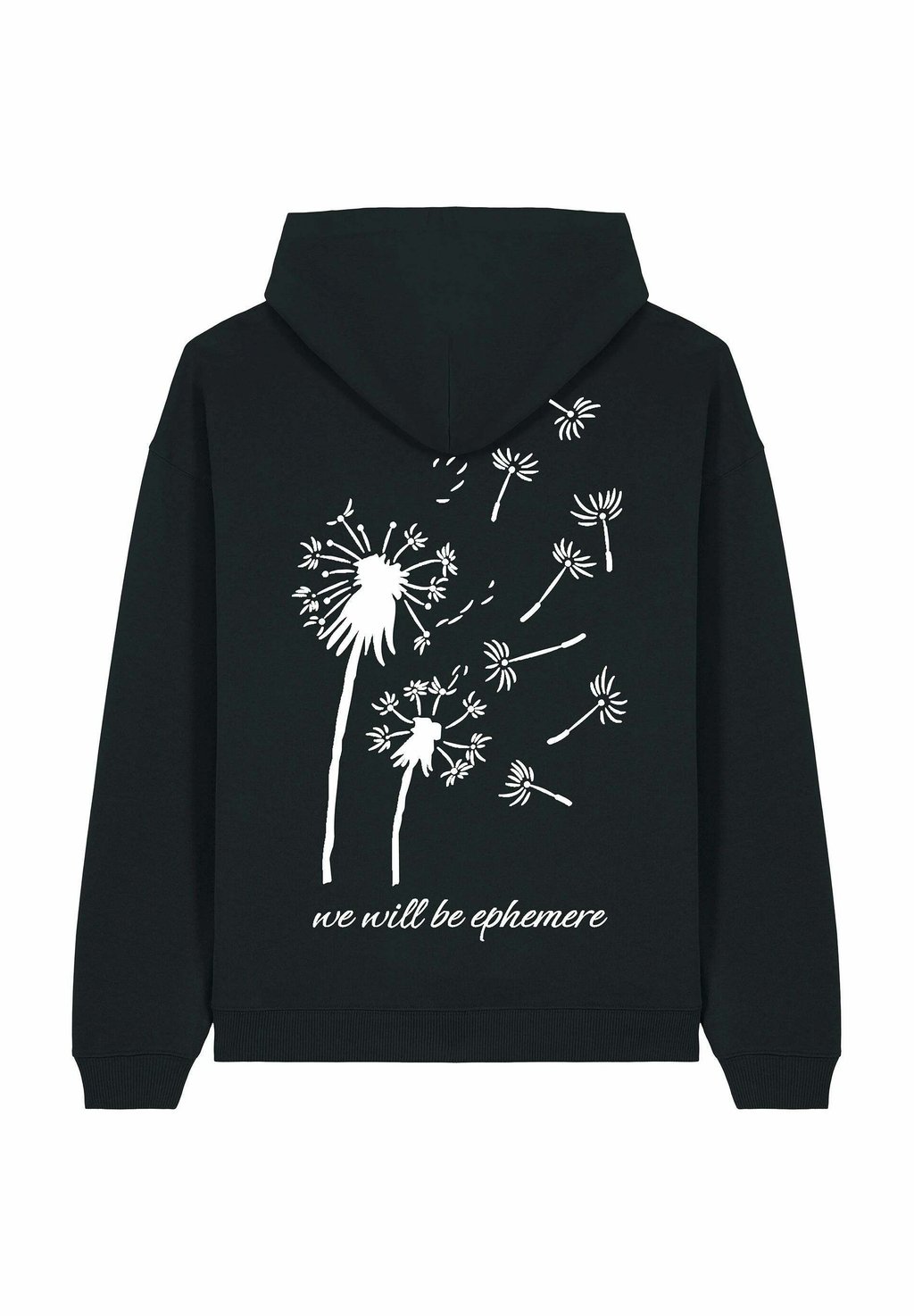 

Толстовка EPHEMERE BACK PRINT UNISEX HEAVYWEIGHT - Hoodie Mira Paris, черный