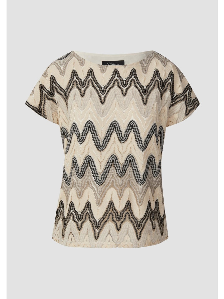 

Футболка в цвете 02X0_ecru s.Oliver, Бежевый, Футболка в цвете 02X0_ecru s.Oliver