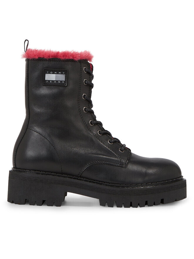 

Ботинки на плоской подошве Tjw W Urban Boot Smooth Ltr Wl Tommy Jeans, черный