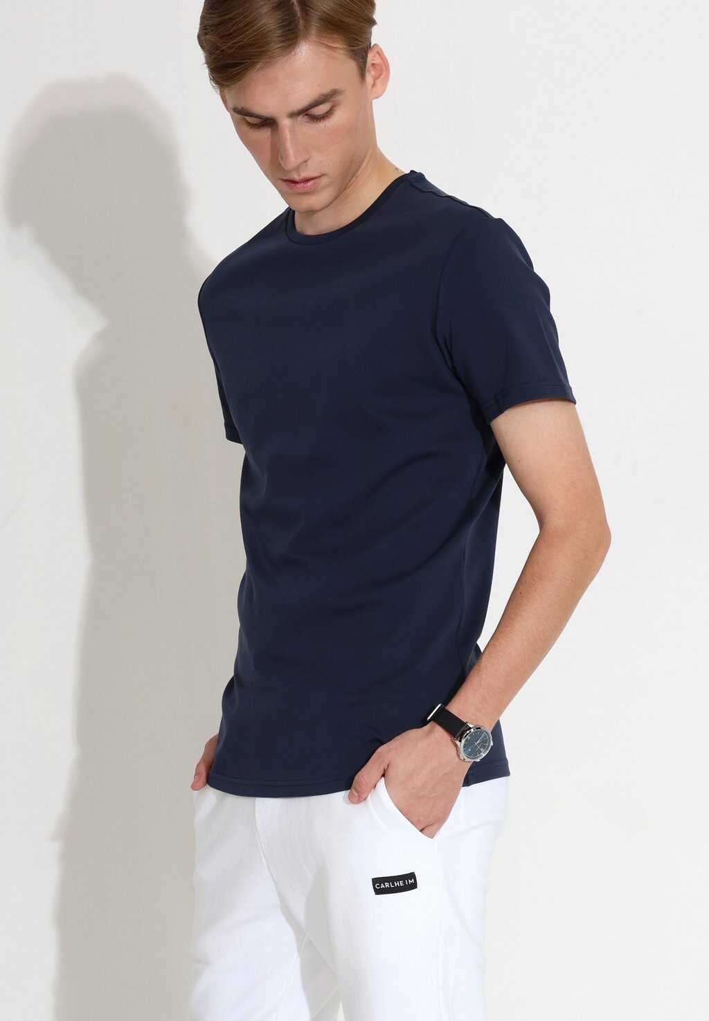 

Базовая футболка Joel Crewneck Carlheim, цвет navy, Черный, Базовая футболка Joel Crewneck Carlheim, цвет navy