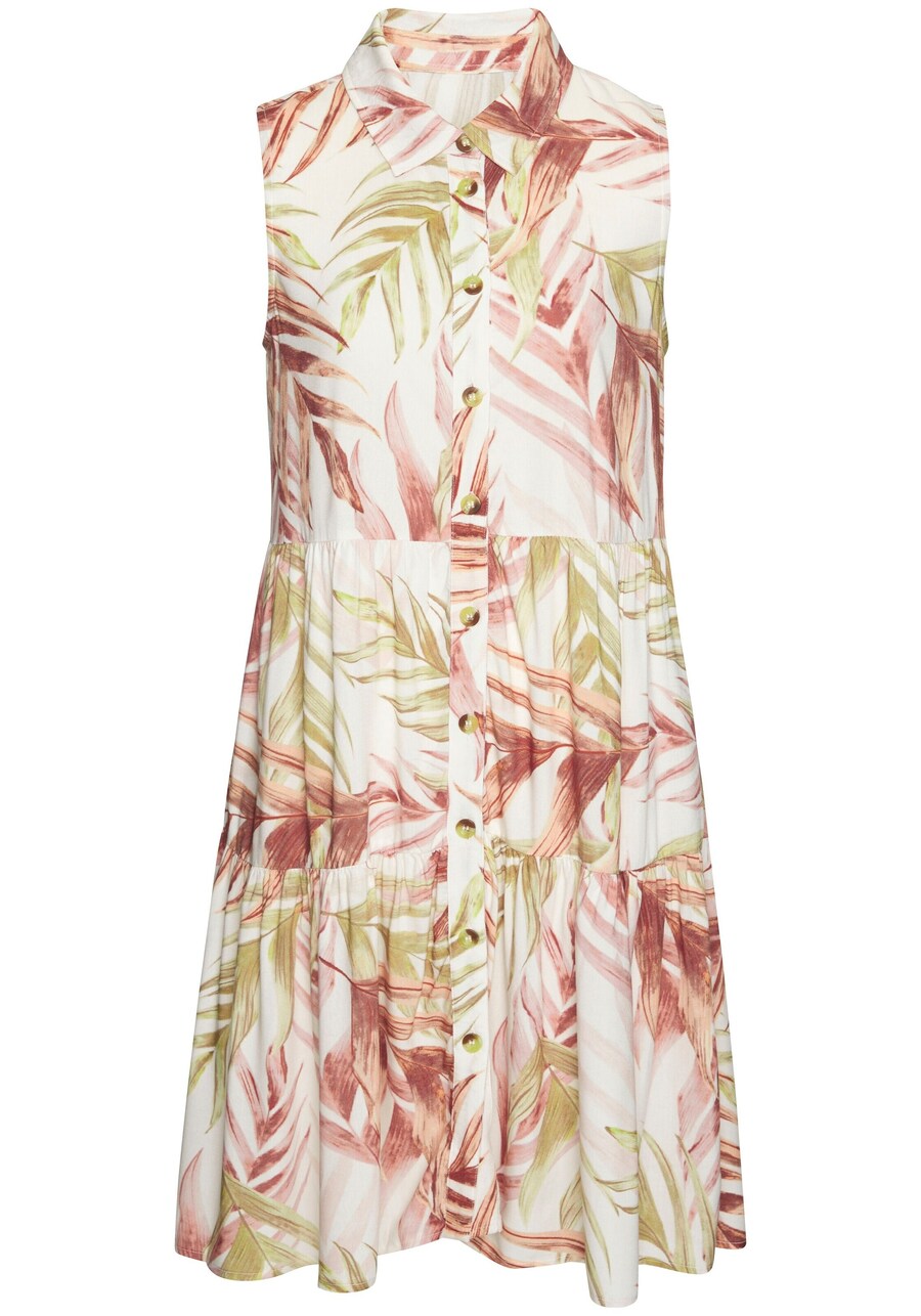 

Платье-рубашка LASCANA, Nude/Light beige/Chestnut brown/Pueblo