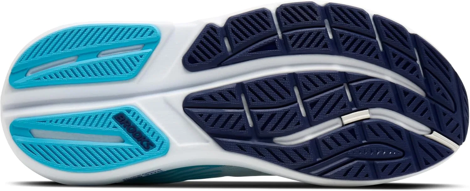 Мужские кроссовки Brooks Ghost Max 3, Bright White Beacon Blue Teal — фото 3