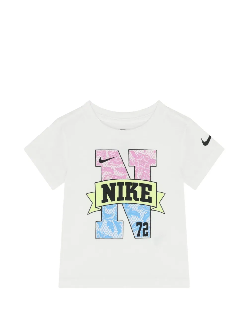 Футболка с графическим принтом Nike Kids, белый
