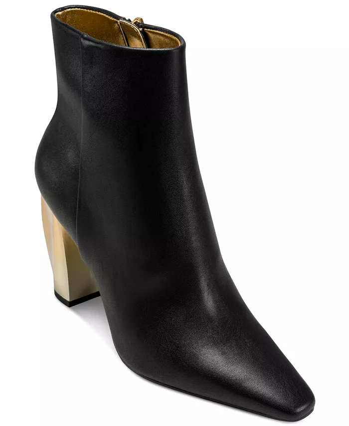 Женские сапоги Sofia на каблуке Donna Karan New York, черный