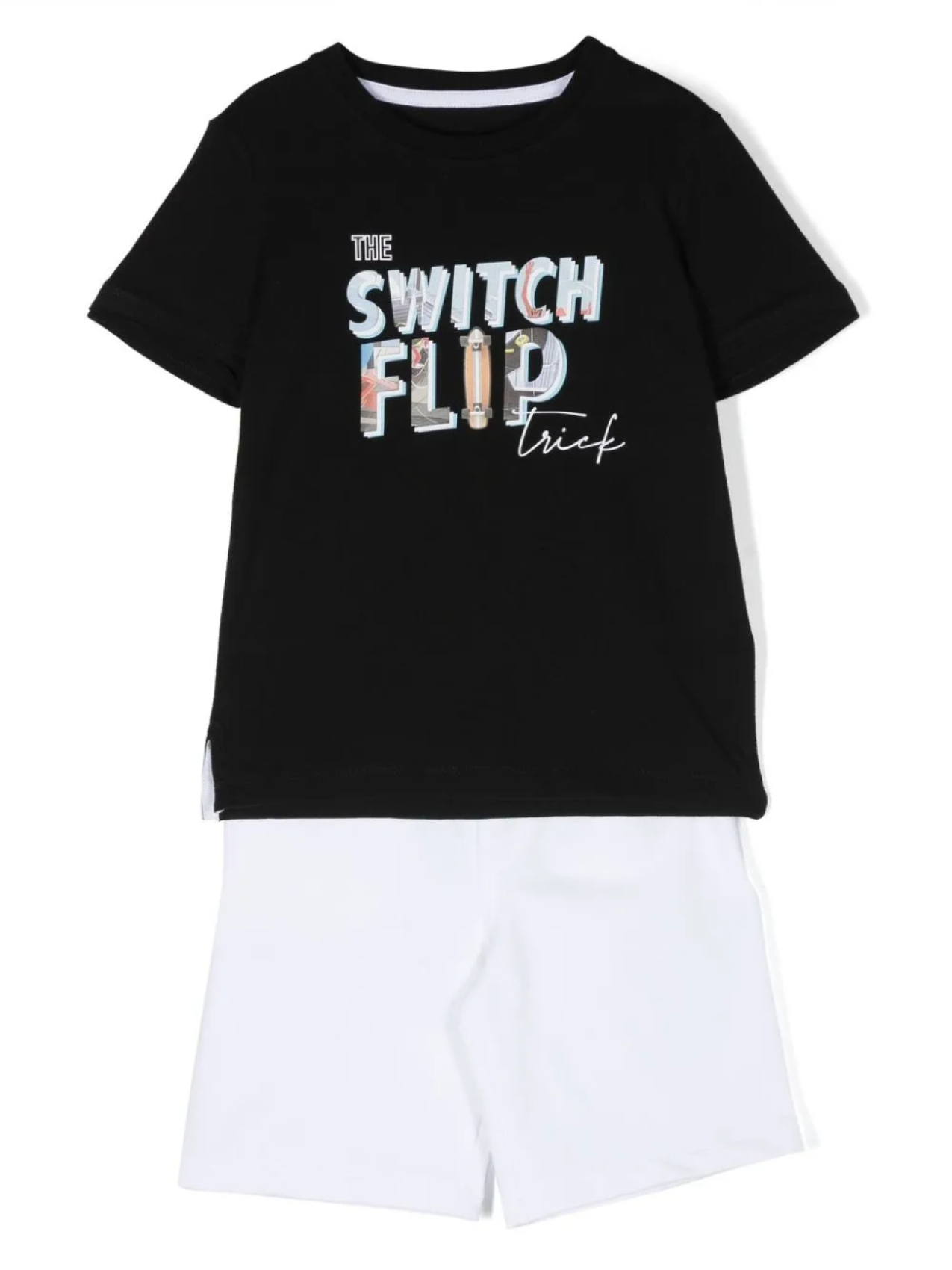 

Lapin House комплект Switch Flip из футболки и шортов, черный