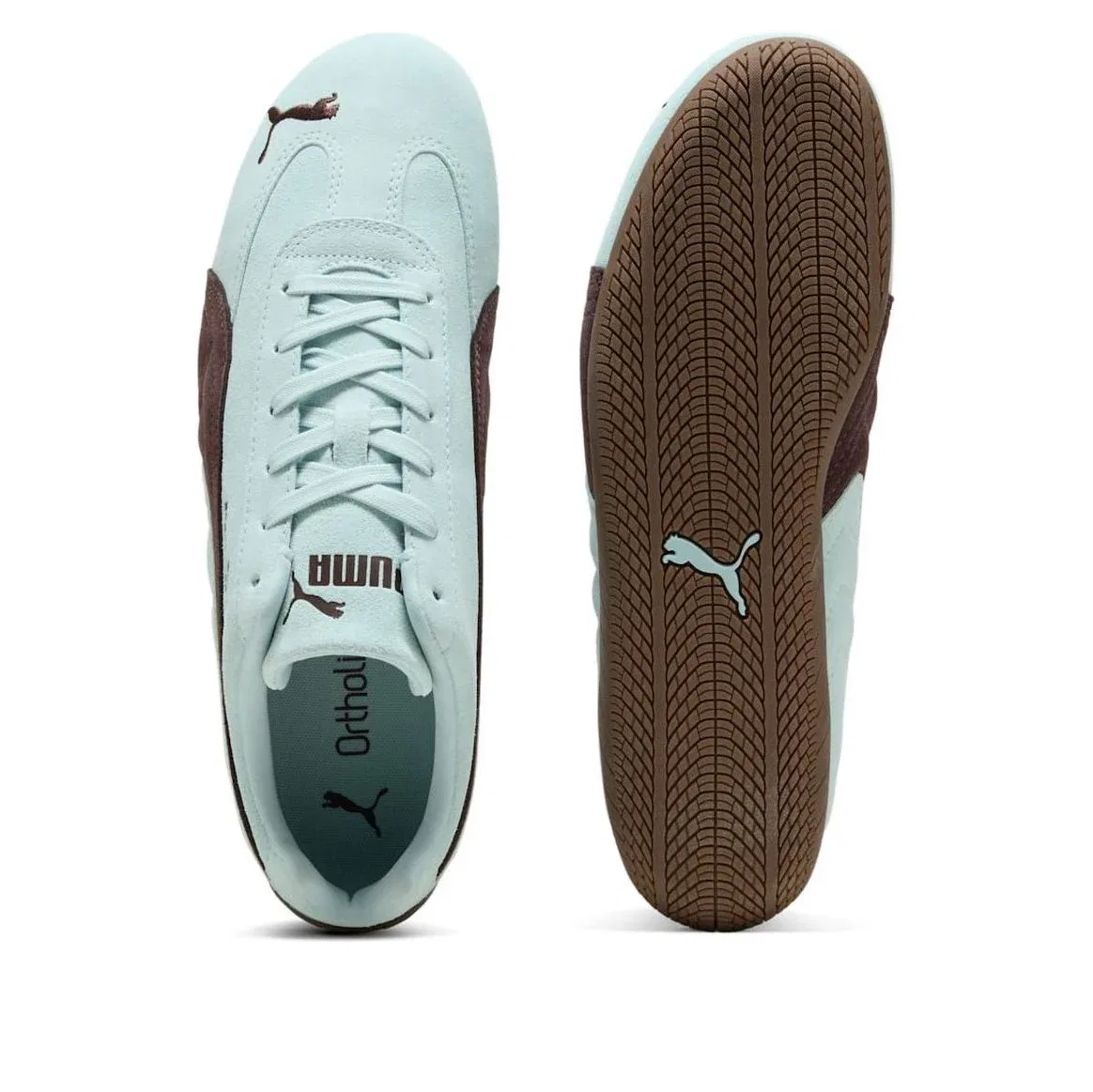 Кроссовки PUMA Speedcat OG «Жевательная резинка для пресной воды» 398846-65, зеленый — фото 3