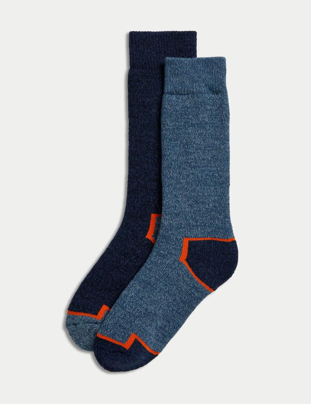 

2 пары носков Freshfeet Heavyweight Work Socks Marks & Spencer, темно-синий