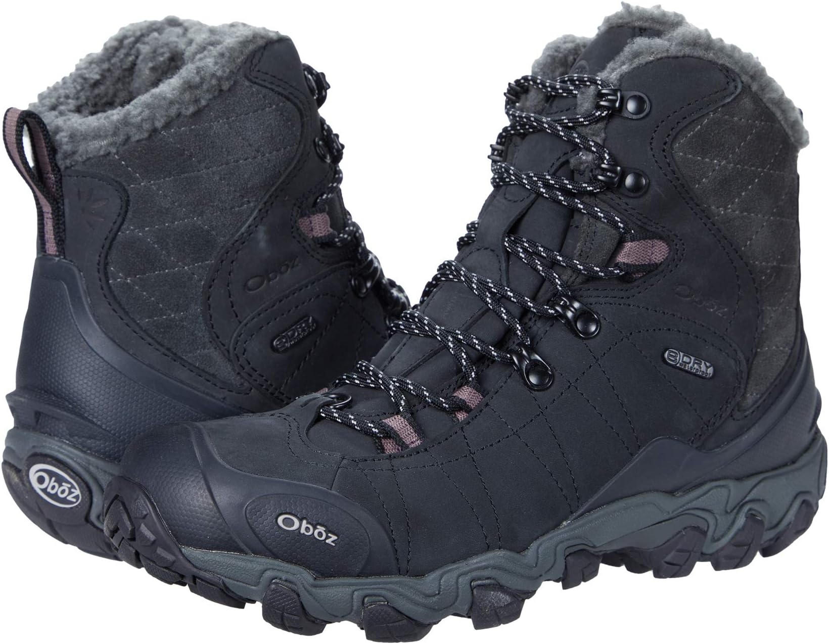 Ботинки Oboz Women's Bridger 7" Insulated BDry, Black