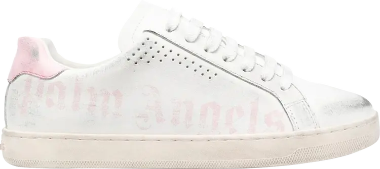 

Кроссовки Palm Angels Wmns New Tennis 'Distressed Logo Print - Pink', белый