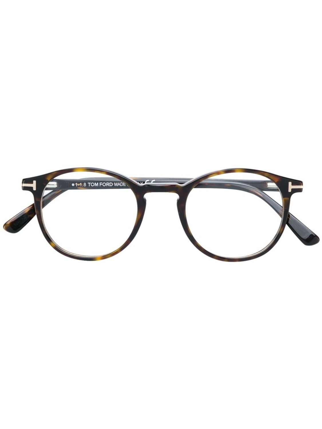 

TOM FORD Eyewear круглые очки, коричневый