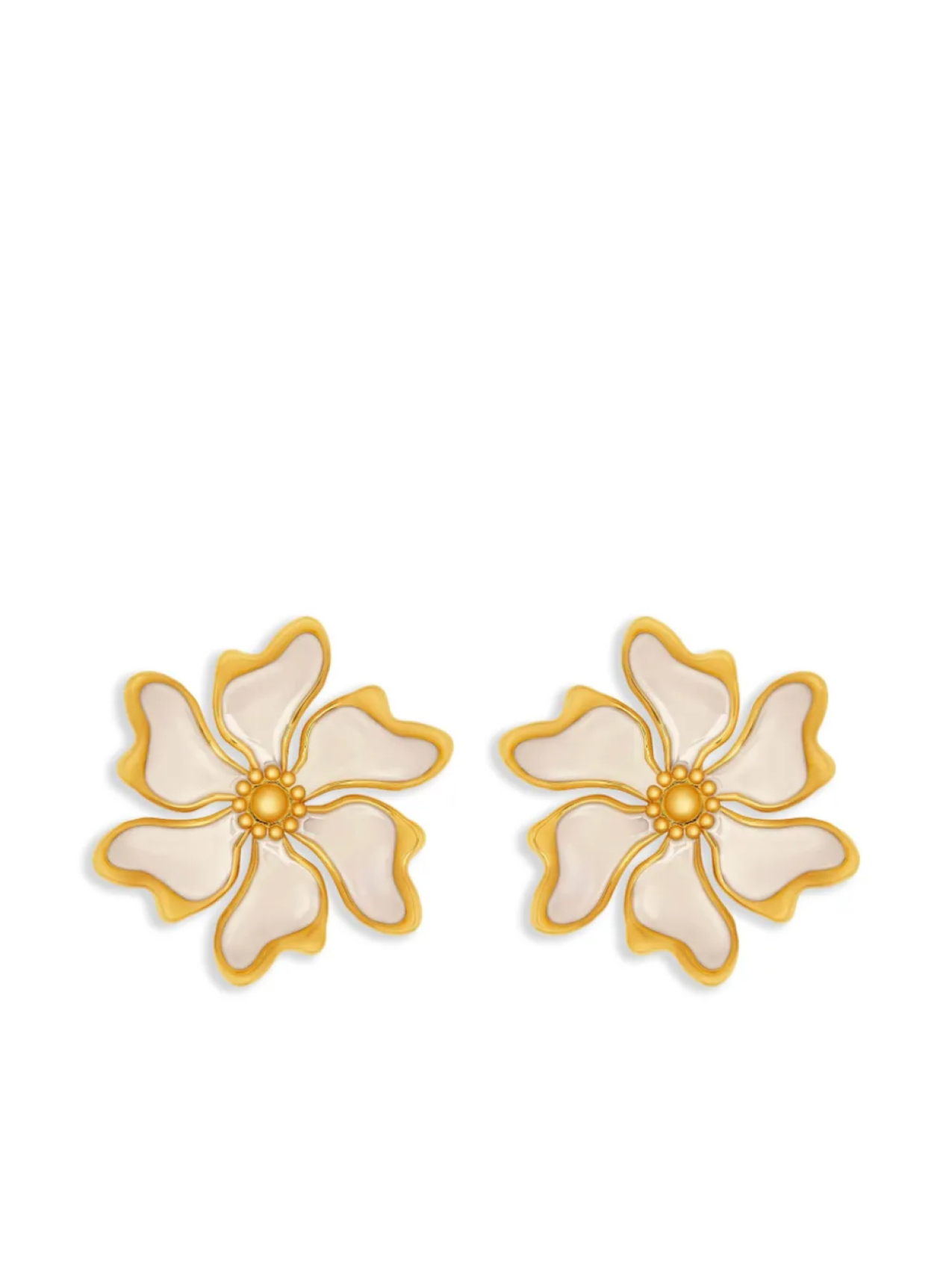 

Oscar de la Renta серьги Cherry Blossom, золотой