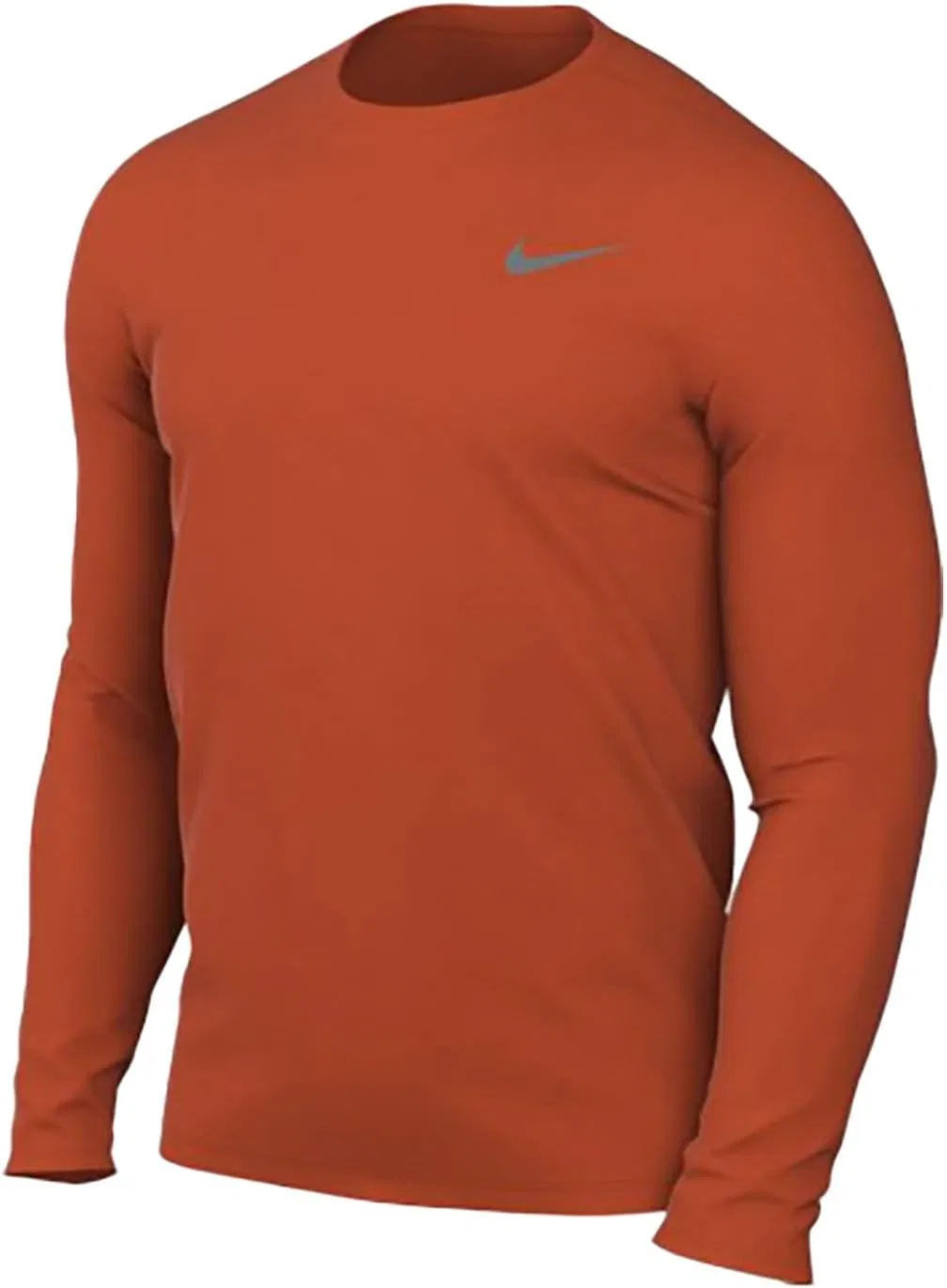 Футболка Nike Team Legend с длинным рукавом (Small, University Orange), оранжевый