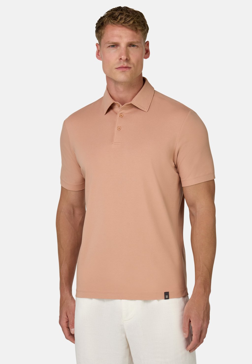 

Поло STRETCH SUPIMA Boggi Milano, оранжевый