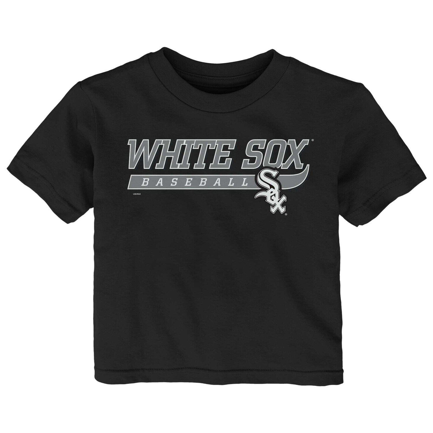 

Детская черная футболка Chicago White Sox Take The Lead Outerstuff, Черный, Детская черная футболка Chicago White Sox Take The Lead Outerstuff