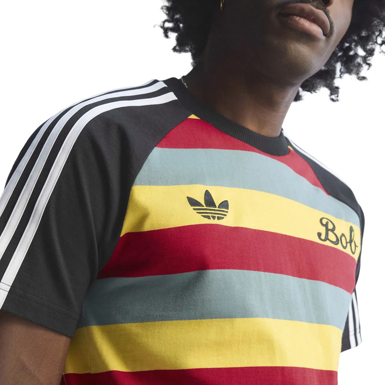 Футболка мужская Jamaica Bob OG 3 Adidas, мультиколор — фото 3