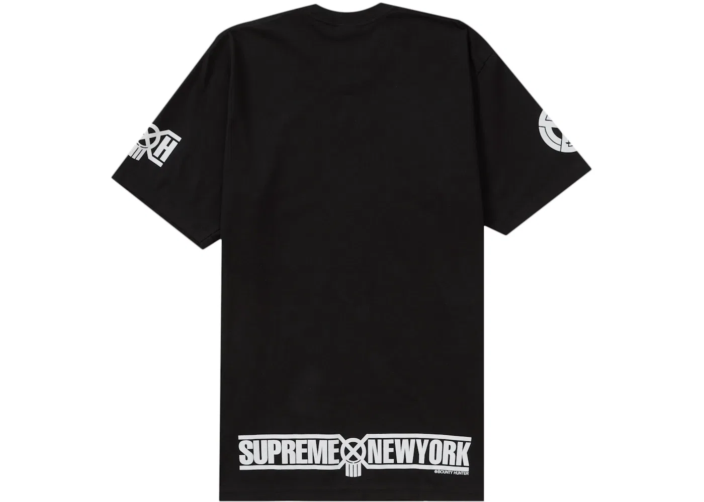 Мужская футболка с принтом Supreme Bounty Hunter Skulls Tee, Black — фото 2