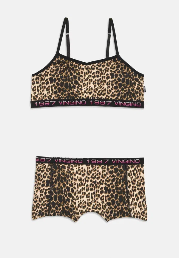 Комплект нижнего белья с принтом Animal set Vingino, deep black, черный