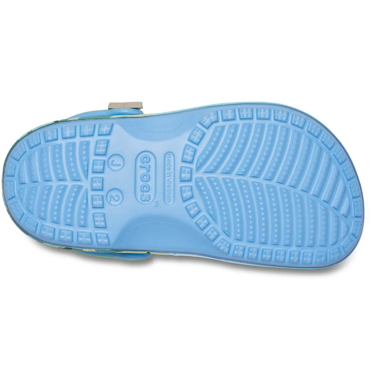 Детские сабо для девочек с принтом Bluey Classic Clogs Crocs, Blue — фото 4