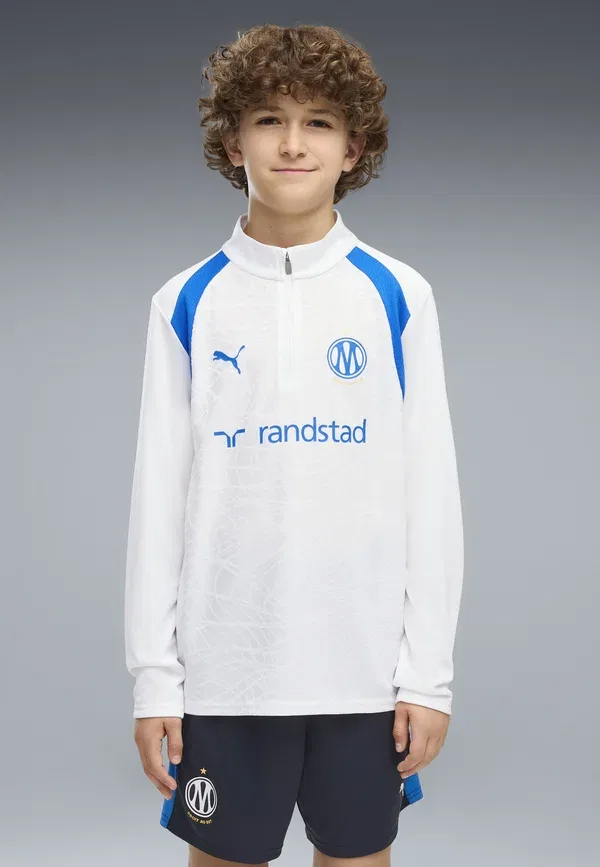 Футболка с длинным рукавом Polyester Puma White Team Royal, белый — фото 2