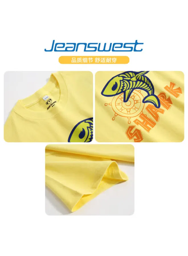 Футболка с принтом для мальчиков Jeanswest, розовый — фото 3
