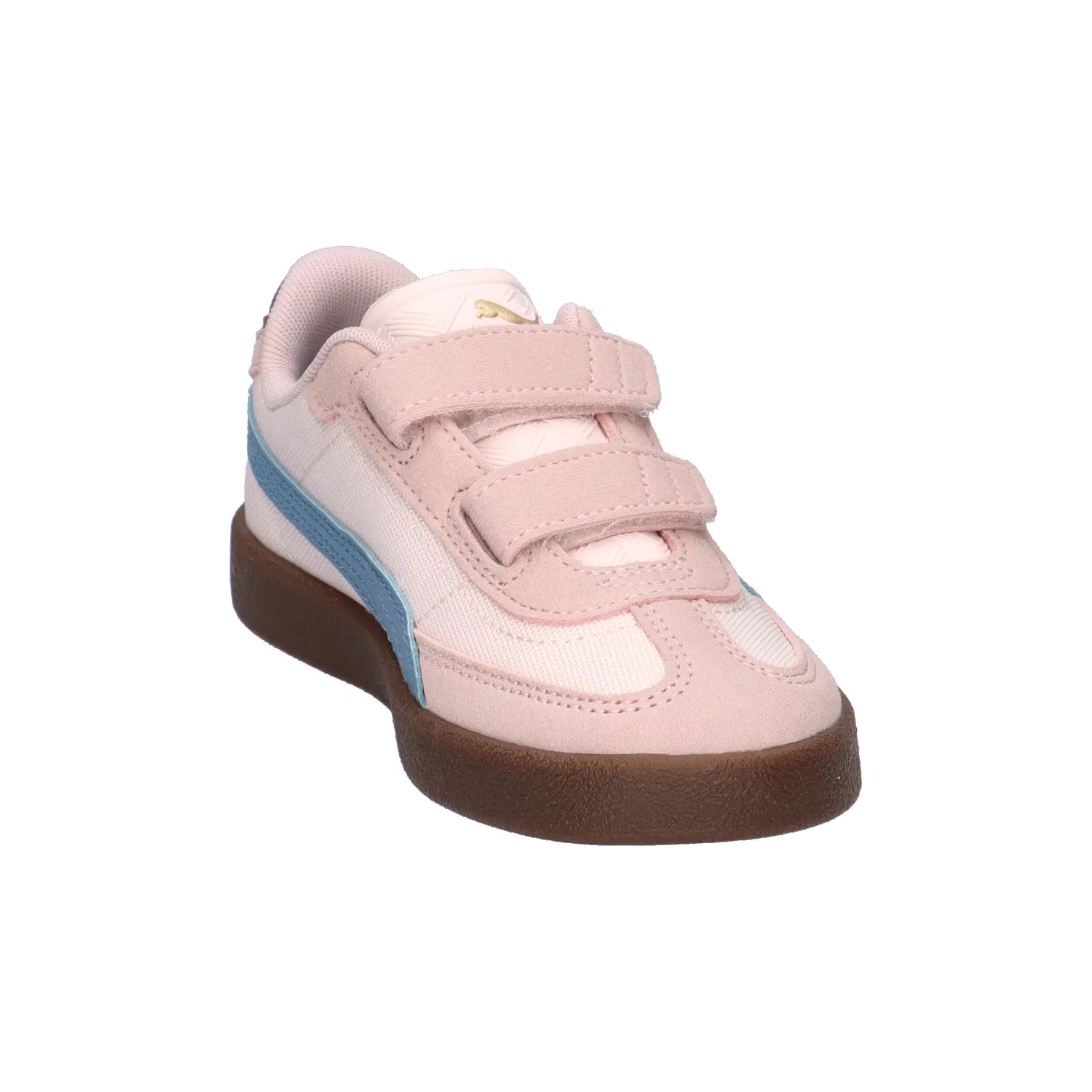 Детские кроссовки с кожаным верхом Puma Club II Era CV V PS, Цвет Rosa — фото 2