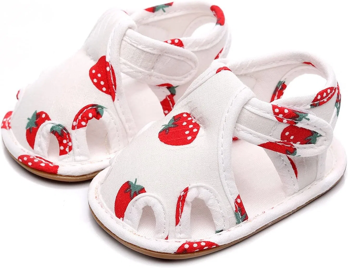 Детские кроссовки для мальчиков с мягкой подошвой Fruit White, Red — фото 4