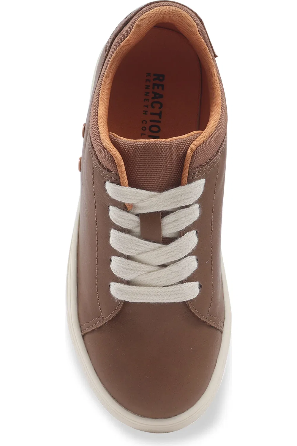 Кроссовки детские на шнуровке Aaron Boaz Kenneth Cole, Cognac — фото 4