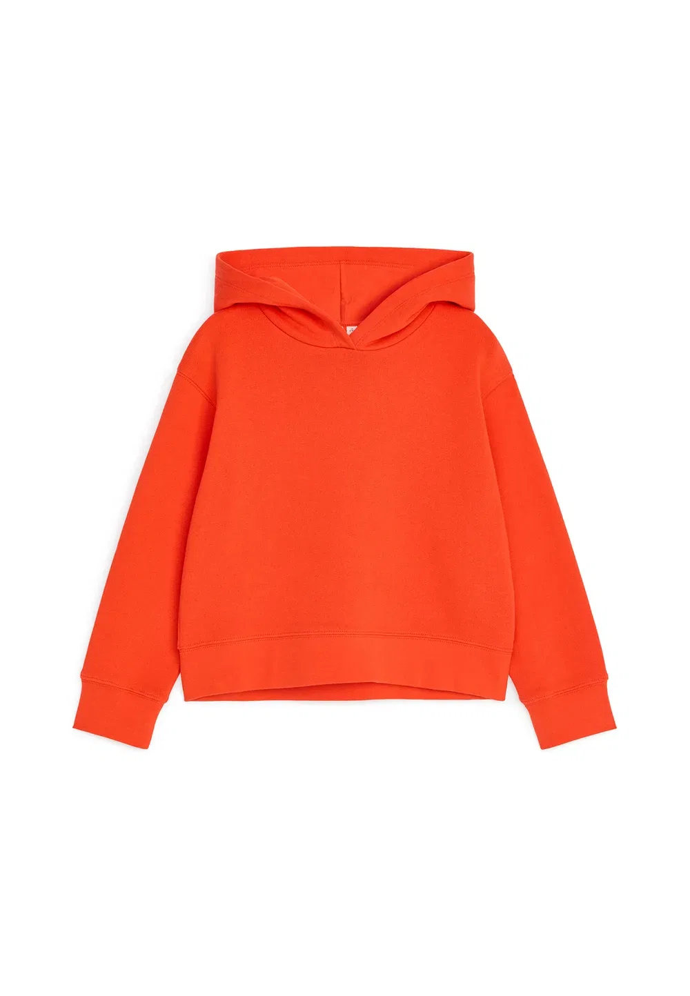 Укороченная толстовка с капюшоном - худи Arket, Bright Red