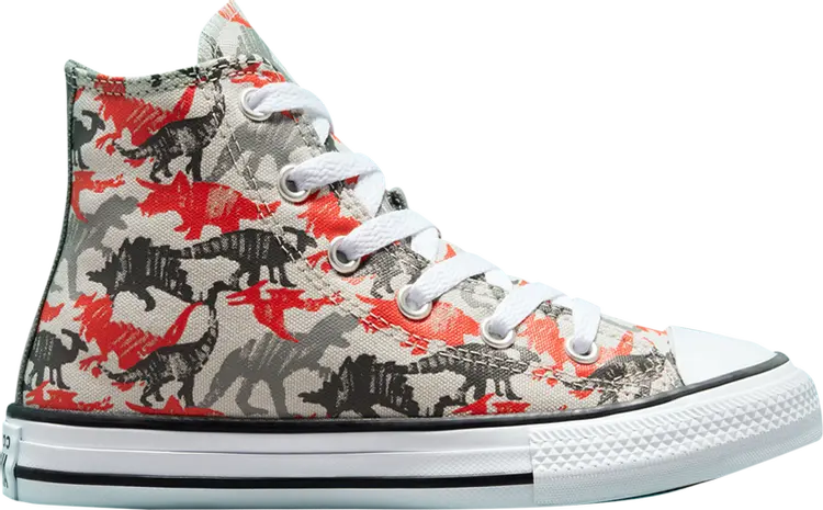 

Кроссовки Converse Chuck Taylor All Star High GS Dino Daze - Mouse, серый