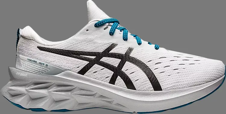 

Кроссовки novablast 2 'white black' Asics, белый