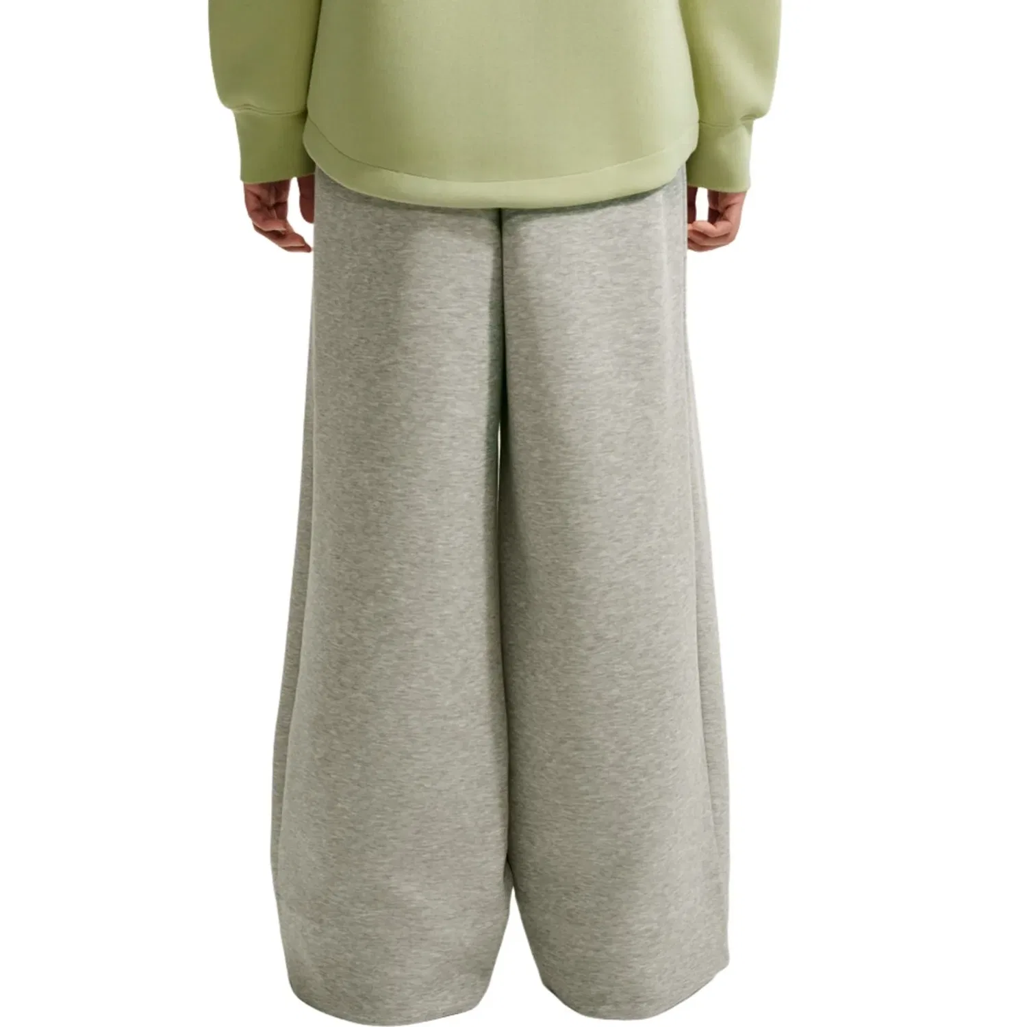 Женские брюки NSW Tech Fleece High-Waisted Pleated Pants Asia Sizing 'Dark Grey Heather' Nike, Dark Grey Heather — фото 2