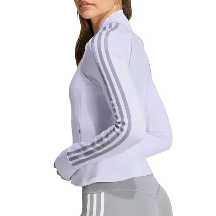 Женская рубашка для тренировок Originals Sport Superstar Midlayer Shirt Asia Sizing 'Frozen Purple' adidas, Frozen Purple — фото 4