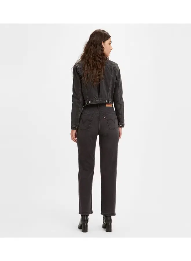 Джинсы прямые с эффектом подъема Wedgie Straight Levi'S, черный — фото 2