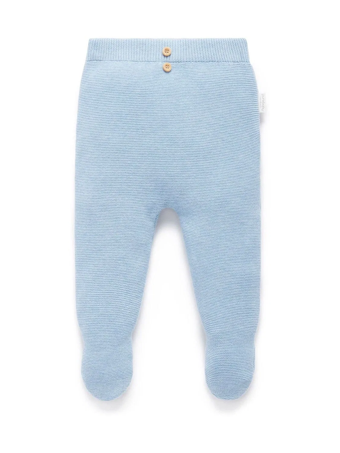 Леггинсы текстурированные Purebaby, синий