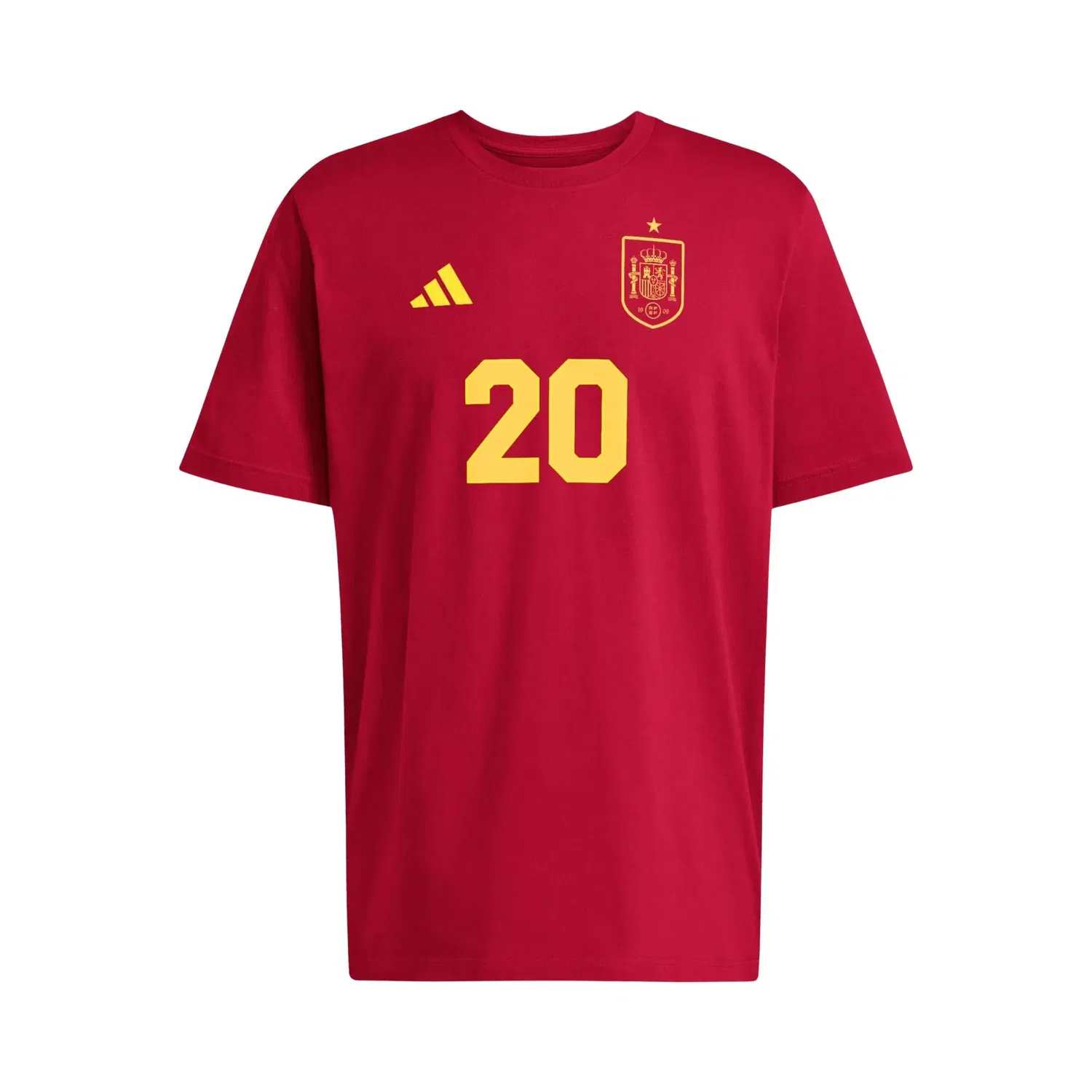 Футболка Adidas World Cup 26 N&N Tee Pedri 20, красный