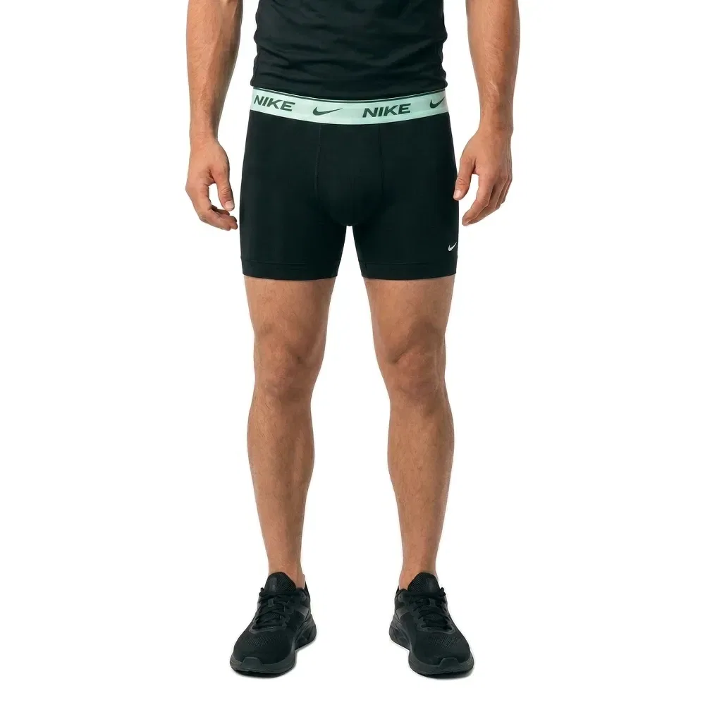 Мужские трусы с технологией Dri-FIT из хлопка с эластаном Nike, Black — фото 2