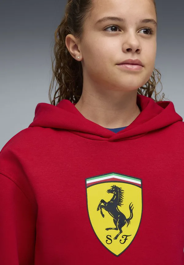 Толстовка scuderia ferrari с цветным щитом Puma, Rosso Corsa — фото 4