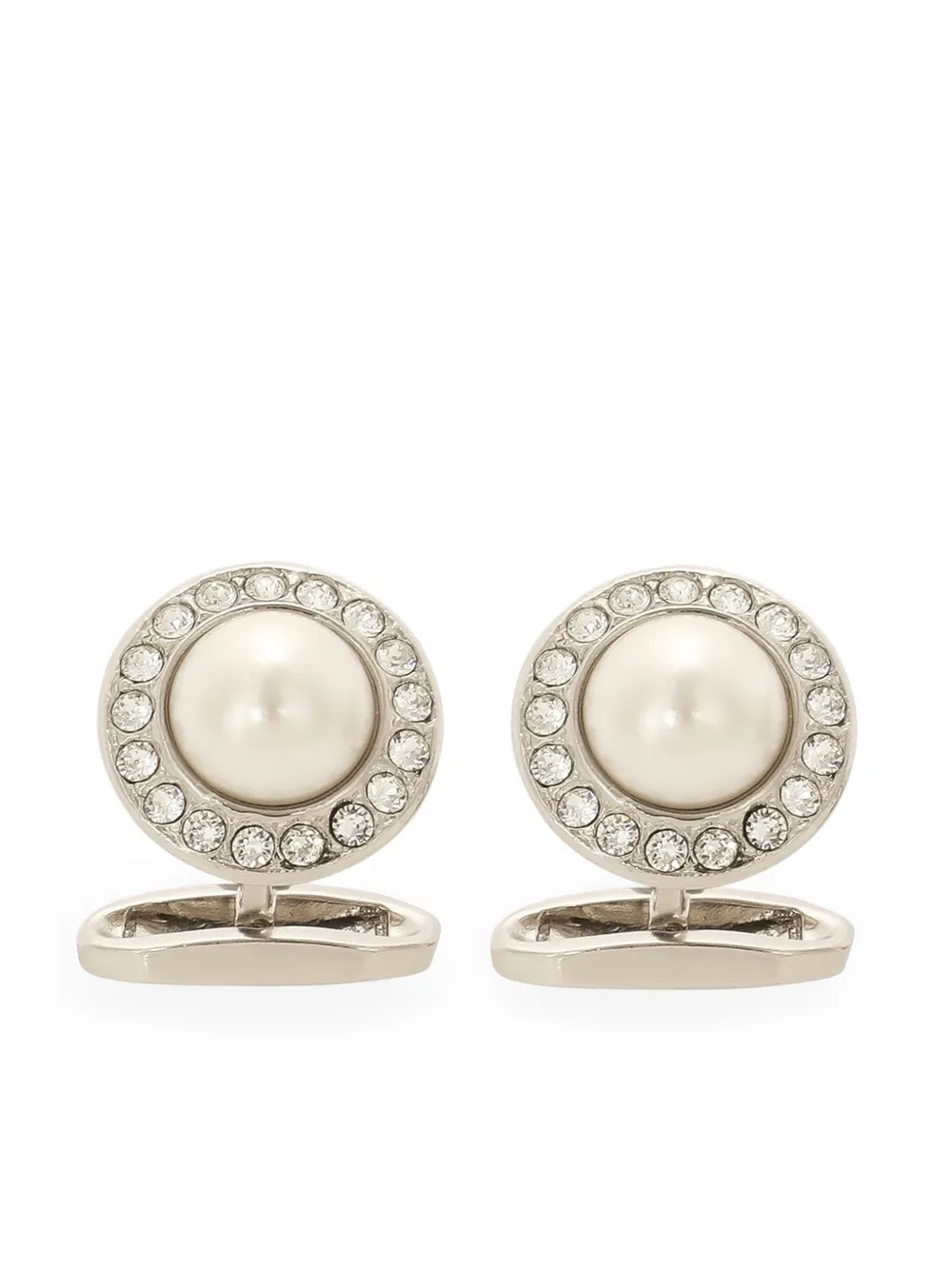 

Декорированные запонки DOLCE & GABBANA, серебяный