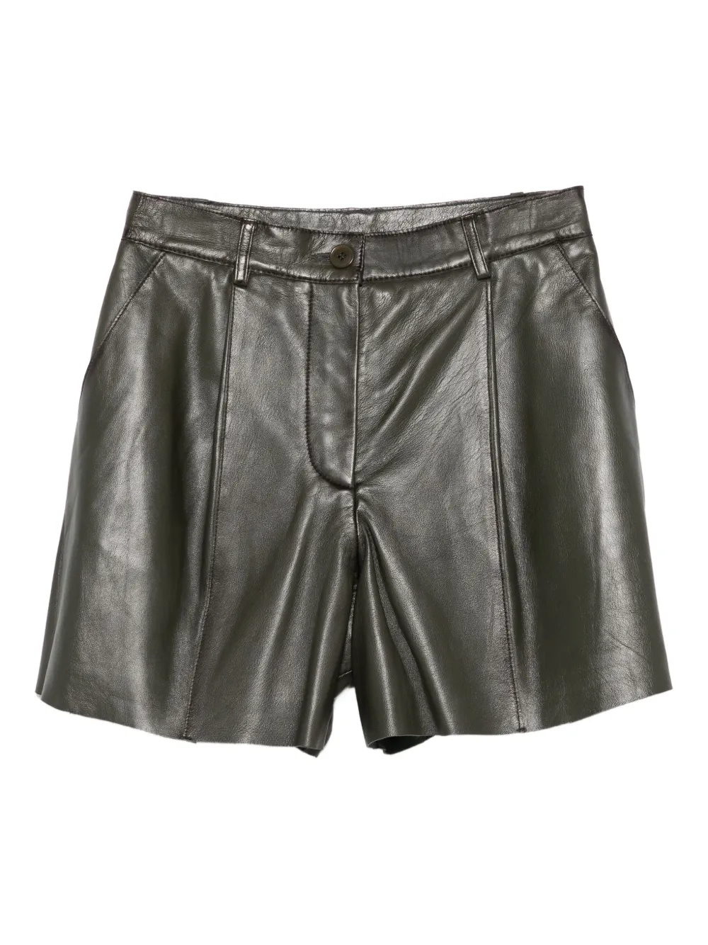 

Кожаные шорты P.A.R.O.S.H., зеленый