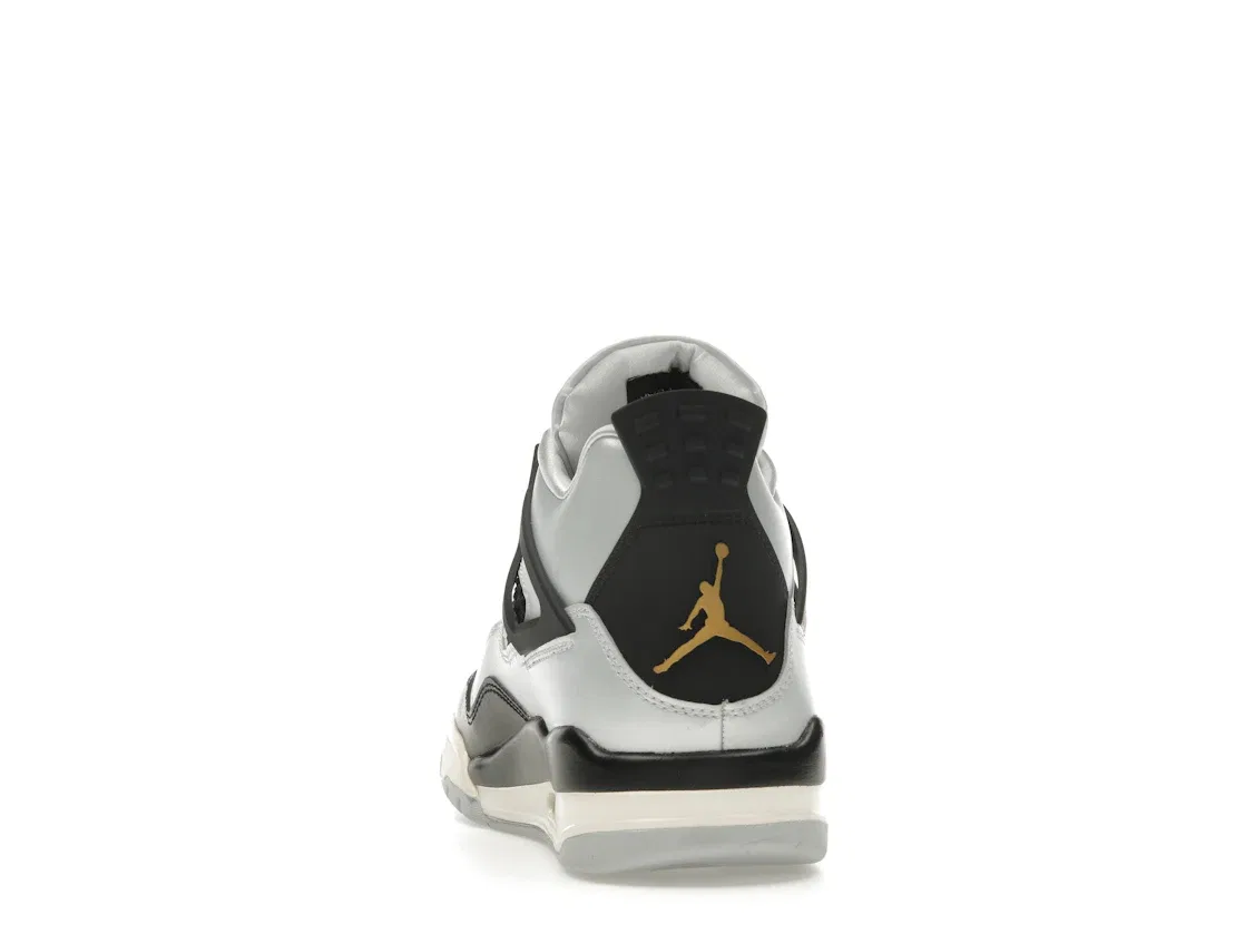 Детские кроссовки Lifestyle Jordan 4 Retro Jordan Pure Platinum Metallic Gold Black Sail — фото 4