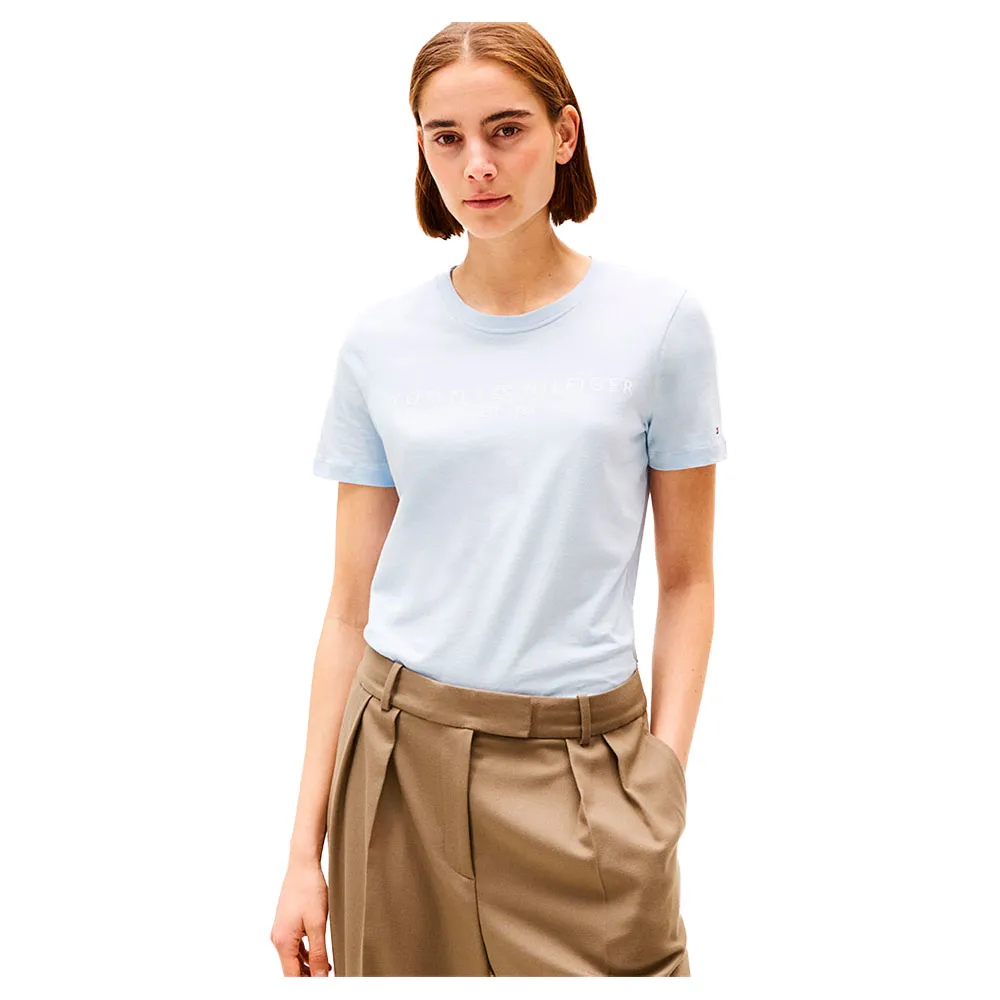 

Футболка с коротким рукавом Tommy Hilfiger Corp Logo Regular Fit, синий