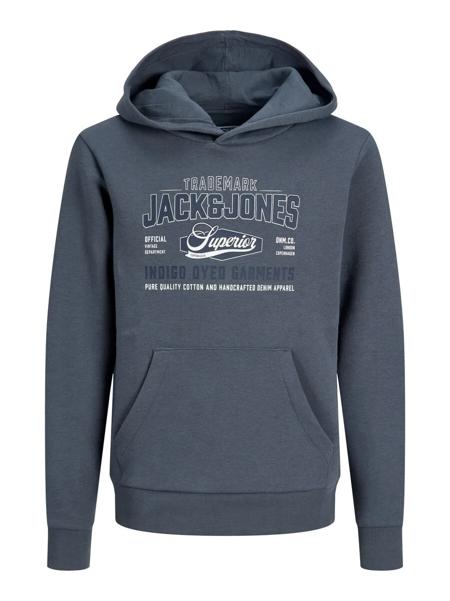 Детская толстовка серого цвета Jack & Jones Junior