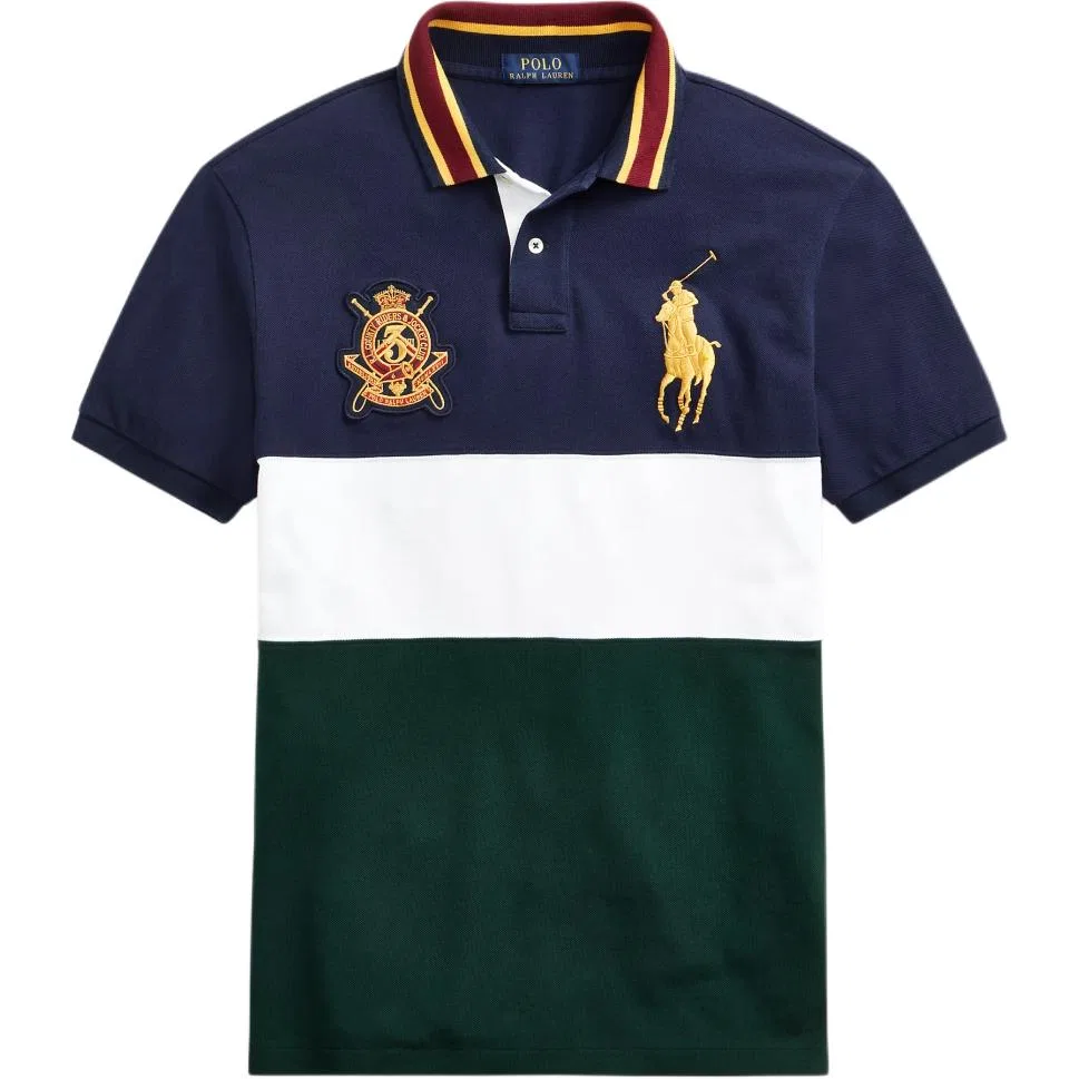 Мужское поло Slim Fit Big Pony Polo Ralph Lauren, Green