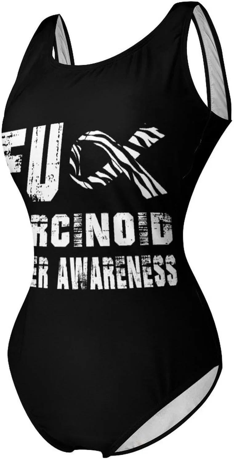 Женский слитный купальник с контролем живота Carcinoid Cancer Awareness, Carcinoid Cancer Awareness — фото 4