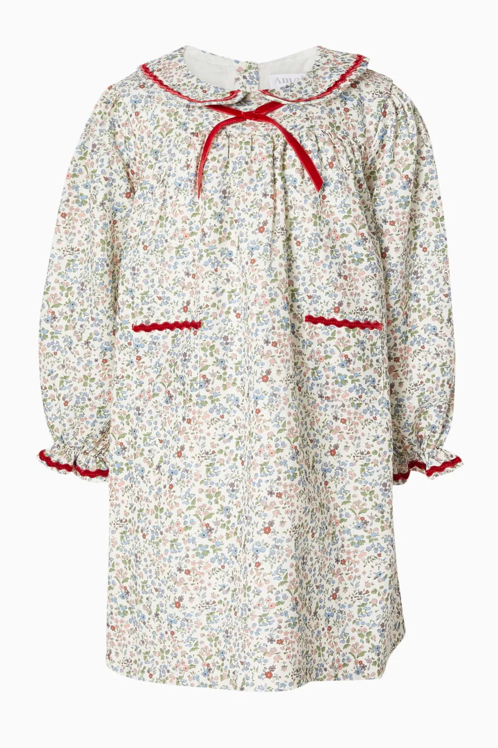 Платье с принтом Leela Floral Amaia London, красный