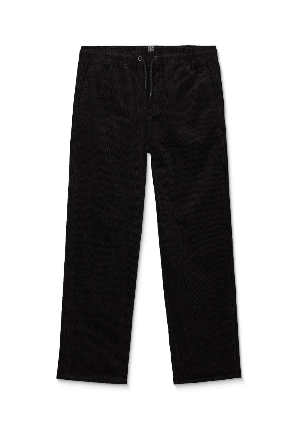 Брюки чинос, свободные вельветовые брюки Volcom, Black